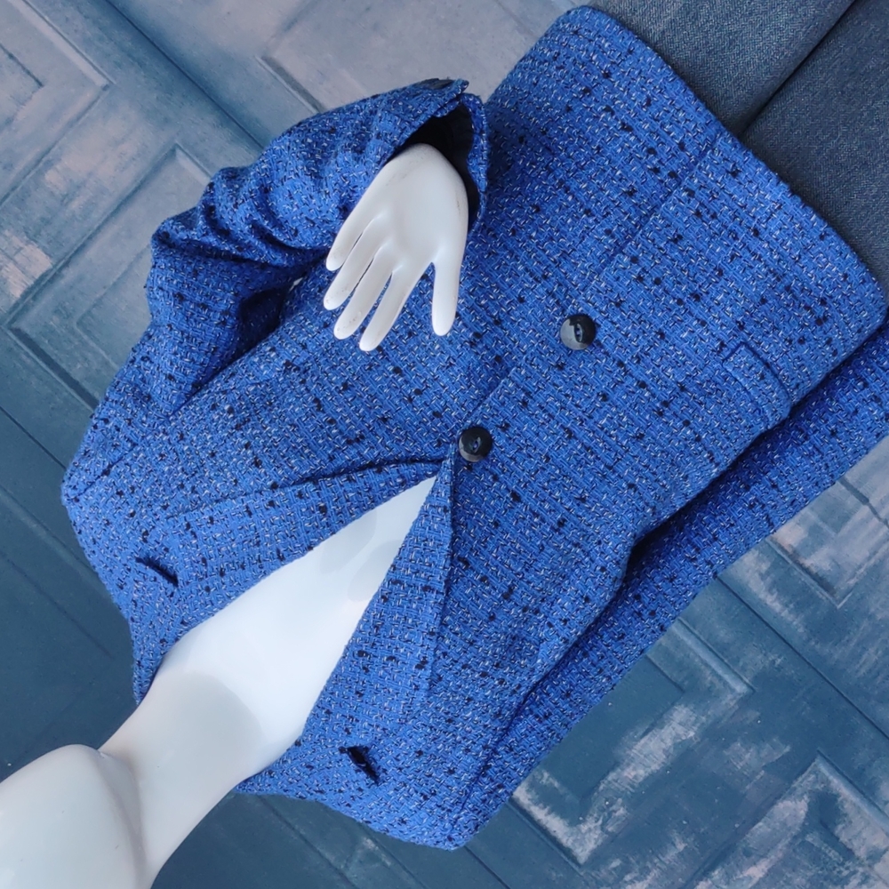 BERGAMO by EBI Ladies (2);Button 🔘 Luxury Blazer (Made in the USA)